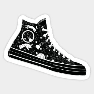 Space Converse Illustration Sticker